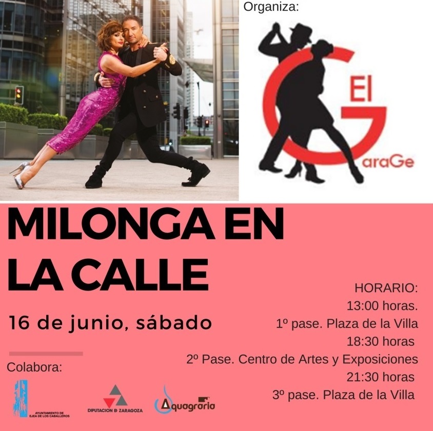 Cartel Milonga en la Calle Tango